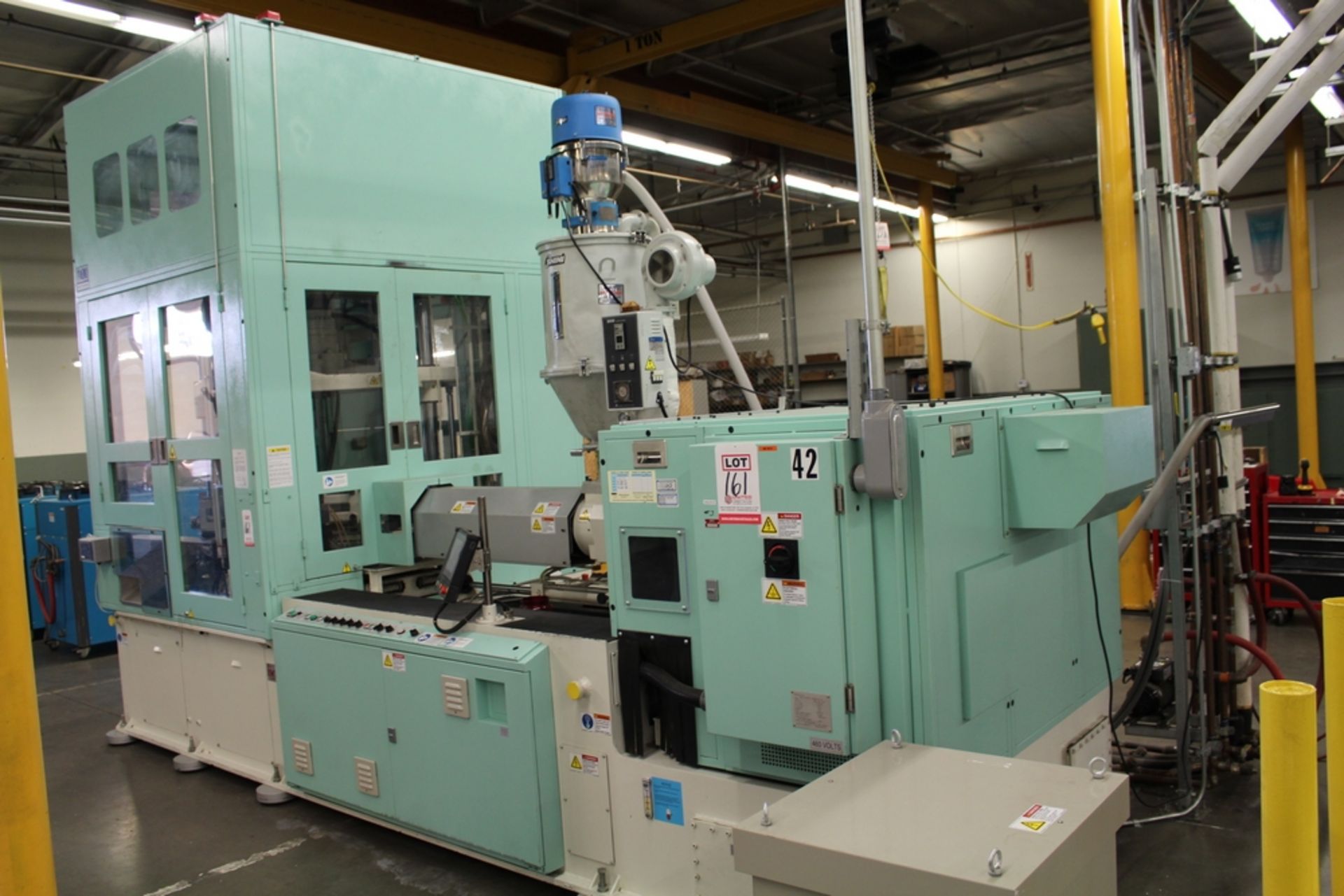 2012 AOKI SB III-250LL-50S INJECTION PET STRETCH BLOW MOLDING MACHINE, S/N SCLM0546, 50-TON, - Image 9 of 16