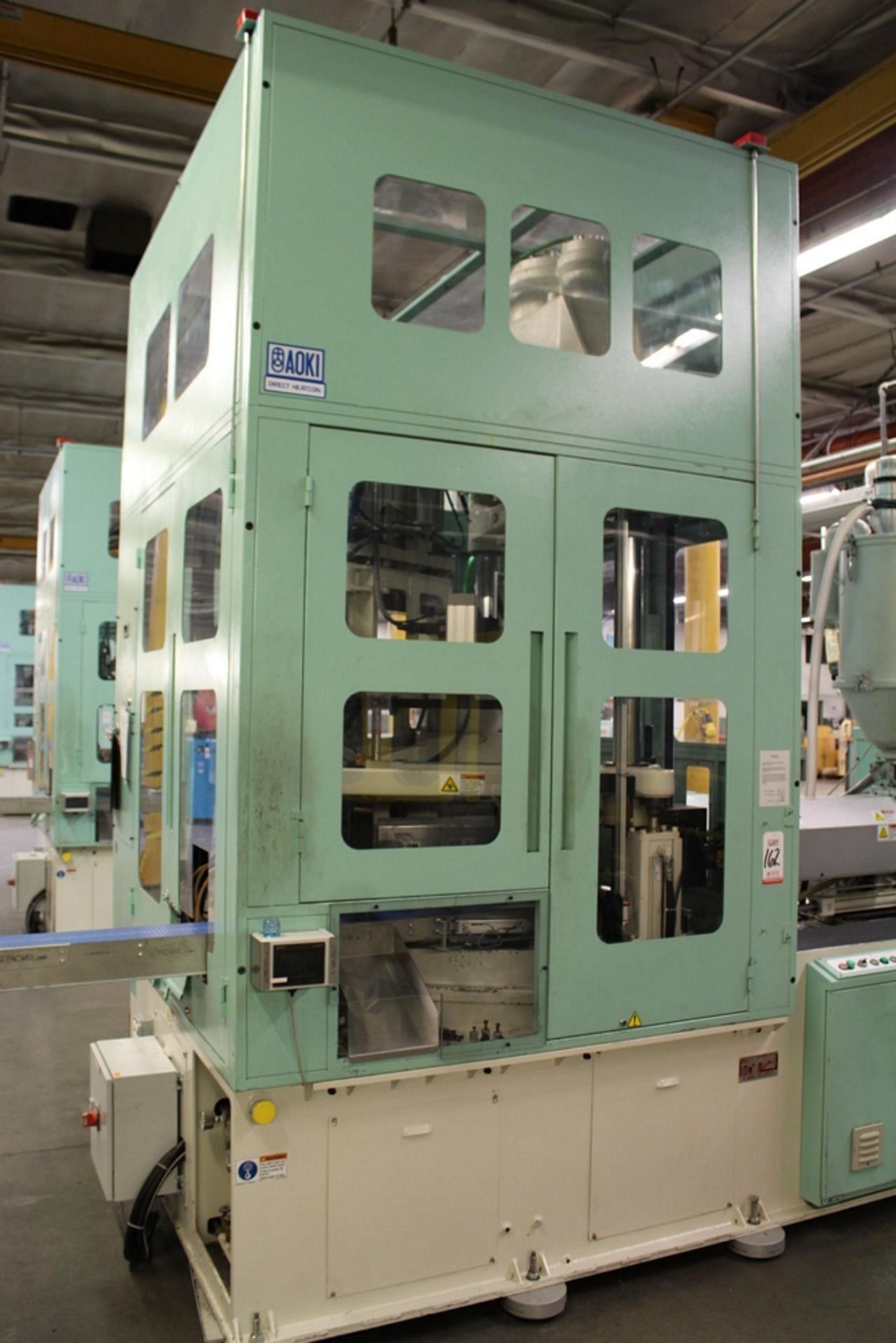 2011 AOKI SB III-250LL-50S INJECTION PET STRETCH BLOW MOLDING MACHINE, S/N SCLM0526, 50-TON, - Image 4 of 16