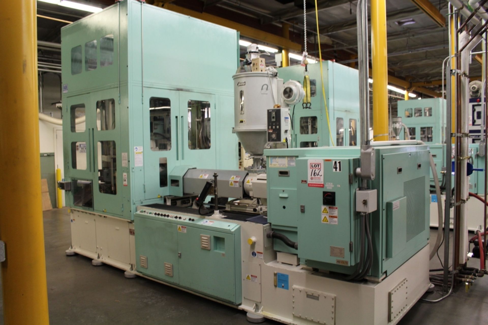 2011 AOKI SB III-250LL-50S INJECTION PET STRETCH BLOW MOLDING MACHINE, S/N SCLM0526, 50-TON, - Image 2 of 16