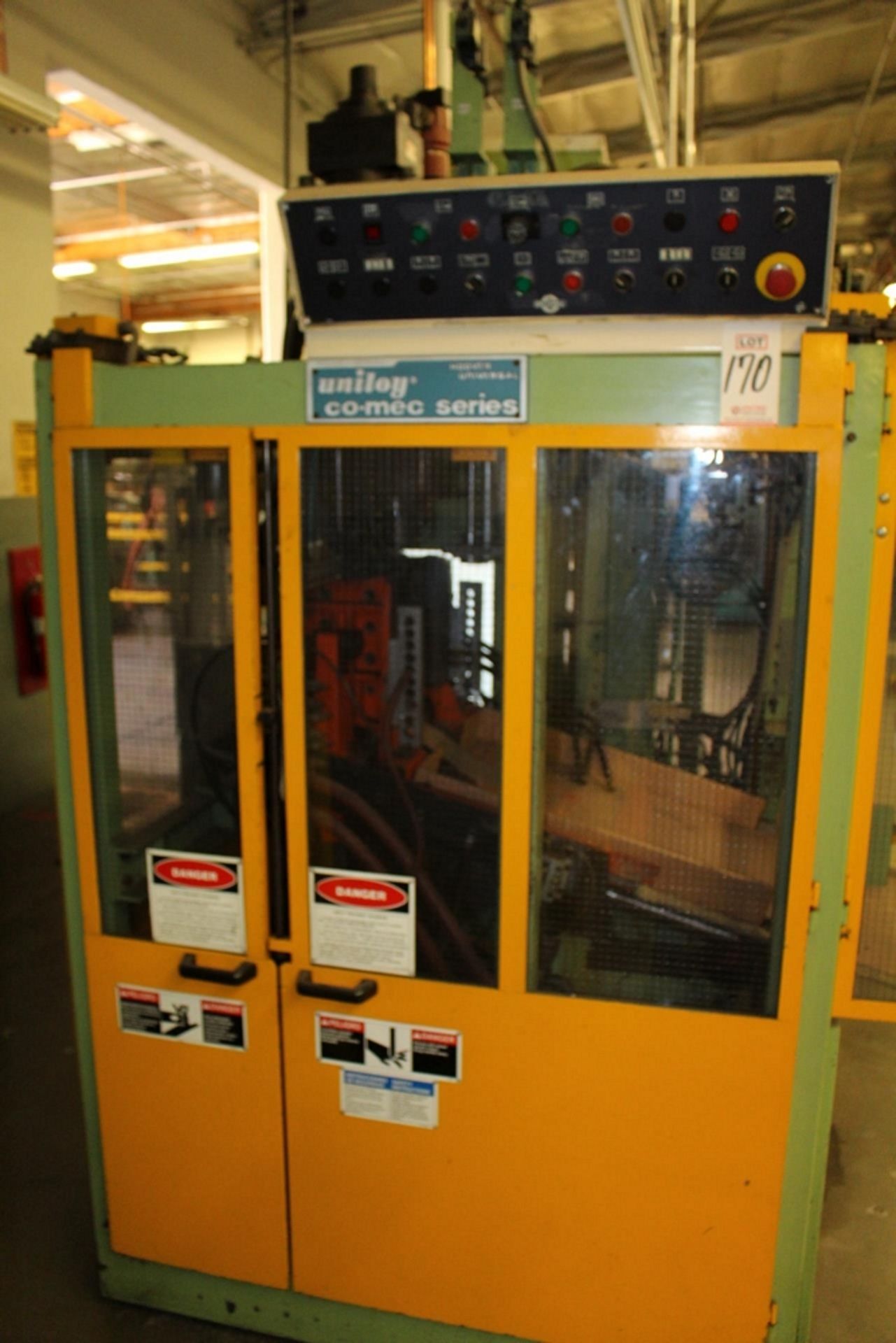 UNILOY-MILACRON CO-MEC SERIES INJECTION BLOW MOLDING MACHINE, MODEL MSA/S, S/N 300486, SINGLE - Image 2 of 6