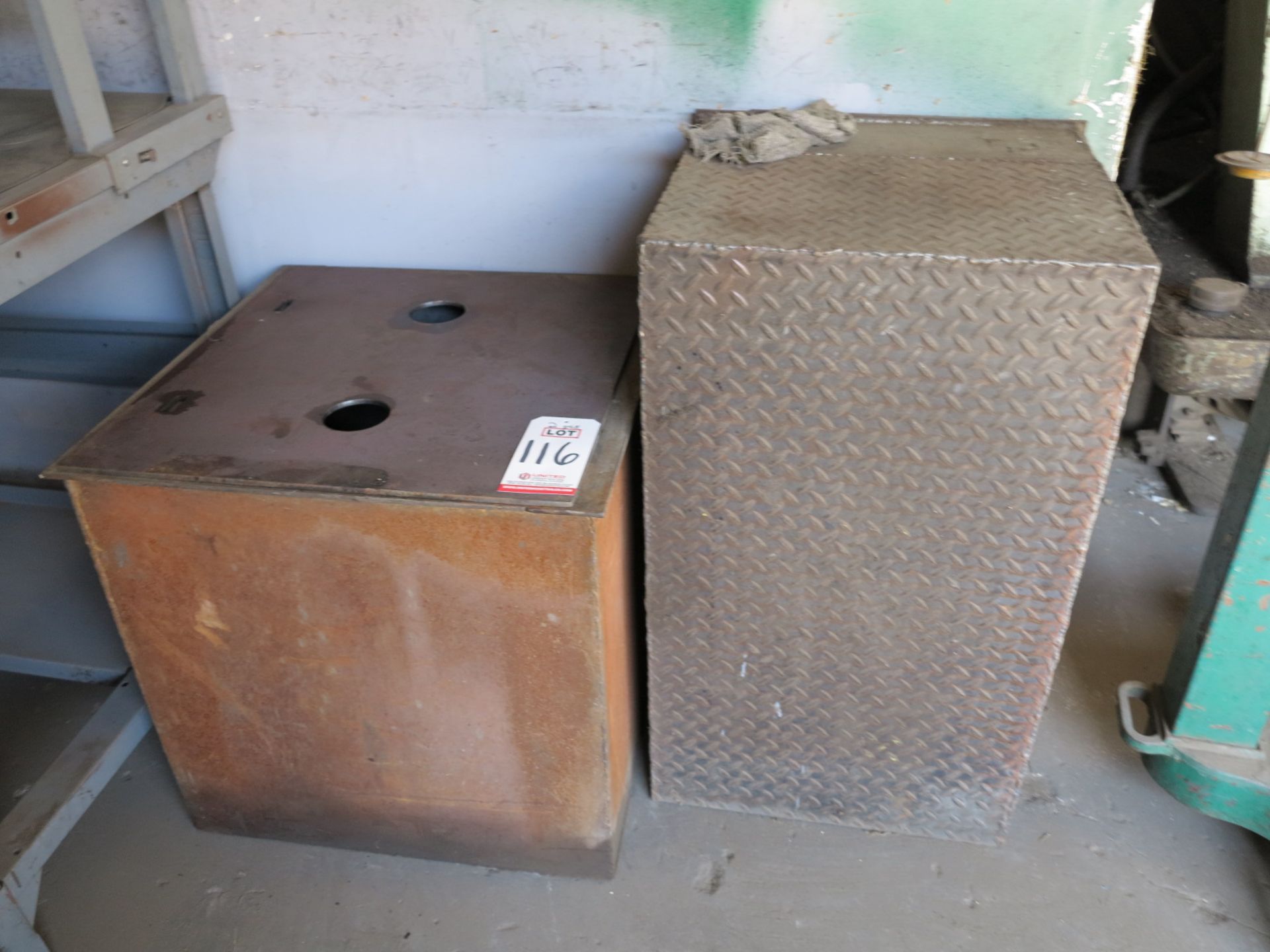 LOT - (2) MISC STEEL BOXES