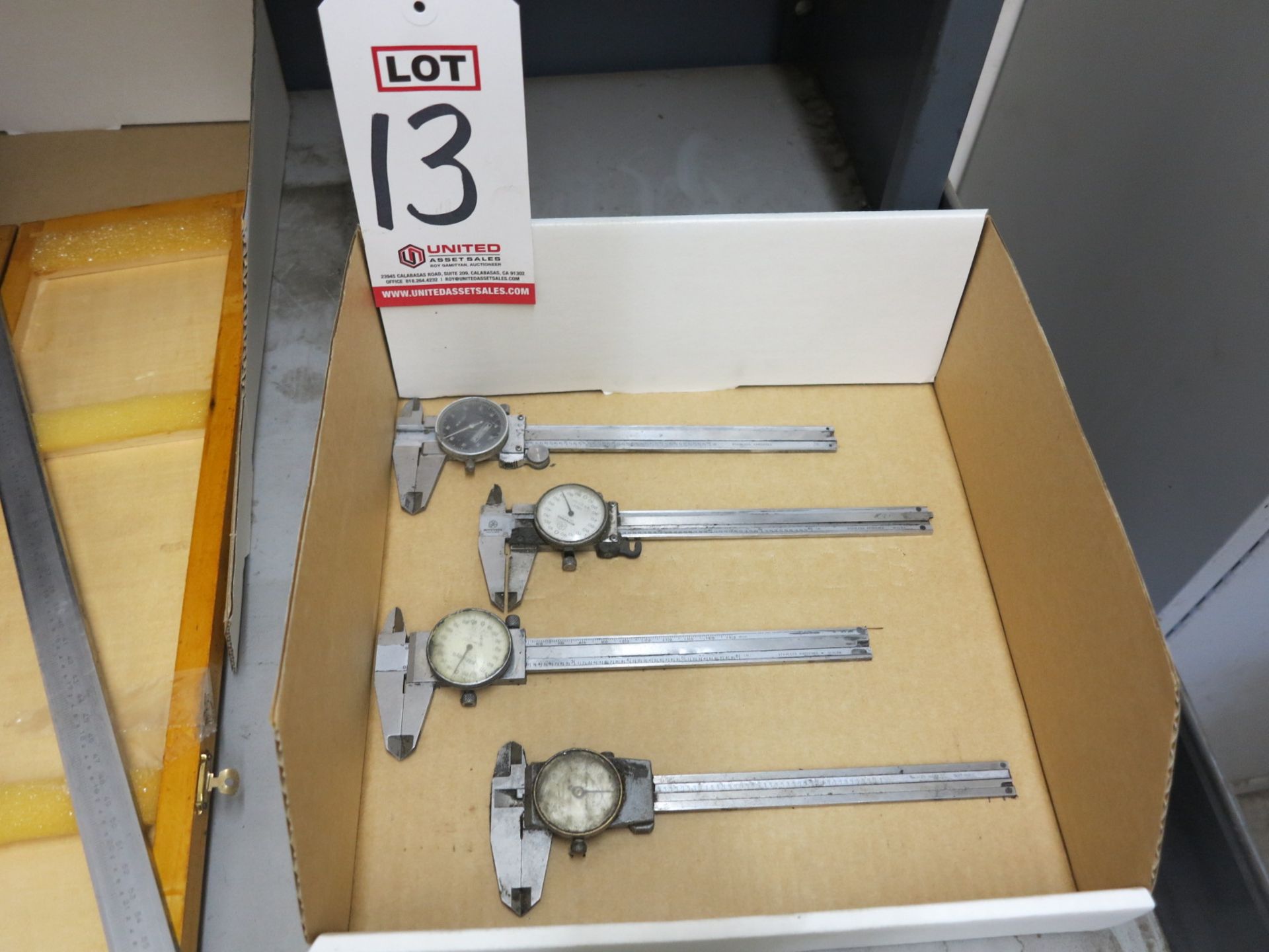 LOT - (4) MISC DIAL CALIPERS