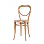 SESSEL NR.28. Gebrüder Thonet. Wien. 1881-1890. Entwurf Gebrüder Thonet. Buchenholz, massiv gebogen,