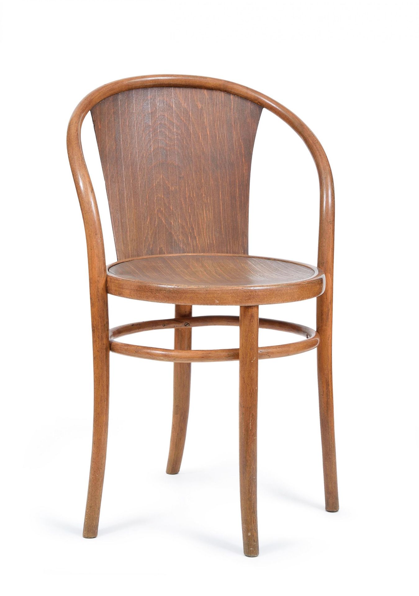 SESSEL NR.47. Gebrüder Thonet. Wien. 1890-1914. Entwurf Gebrüder Thonet. Buchenholz, massiv gebogen,