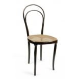 SESSEL NR.8. Gebrüder Thonet. Wien. Um 1860. Entwurf Gebrüder Thonet. Buchenholz, massiv gebogen,