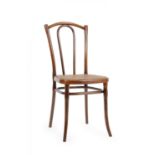 SESSEL NR.56. Gebrüder Thonet. Wien. 1890-1914. Entwurf Gebrüder Thonet. Buchenholz, massiv gebogen,