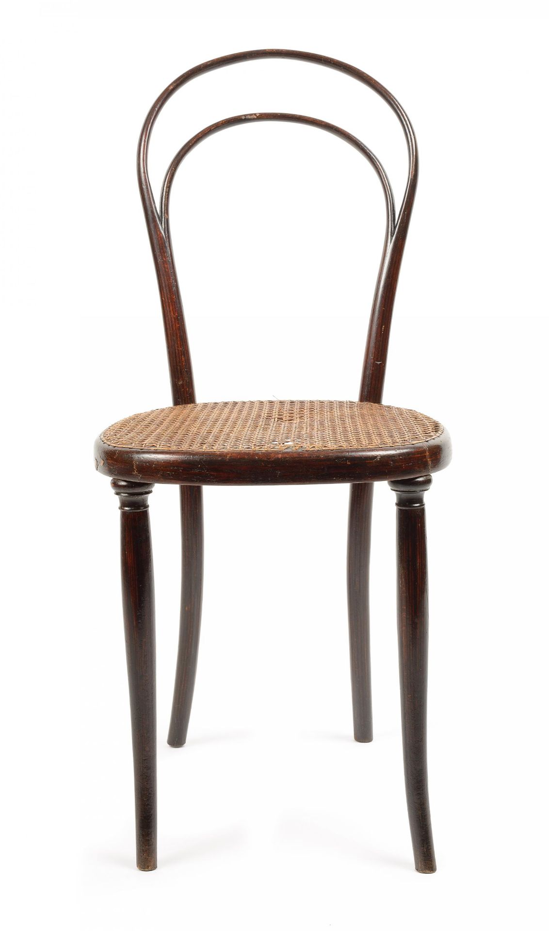 SESSEL NR.8. Gebrüder Thonet. Wien. Um 1860. Entwurf Gebrüder Thonet. Buchenholz, massiv gebogen,