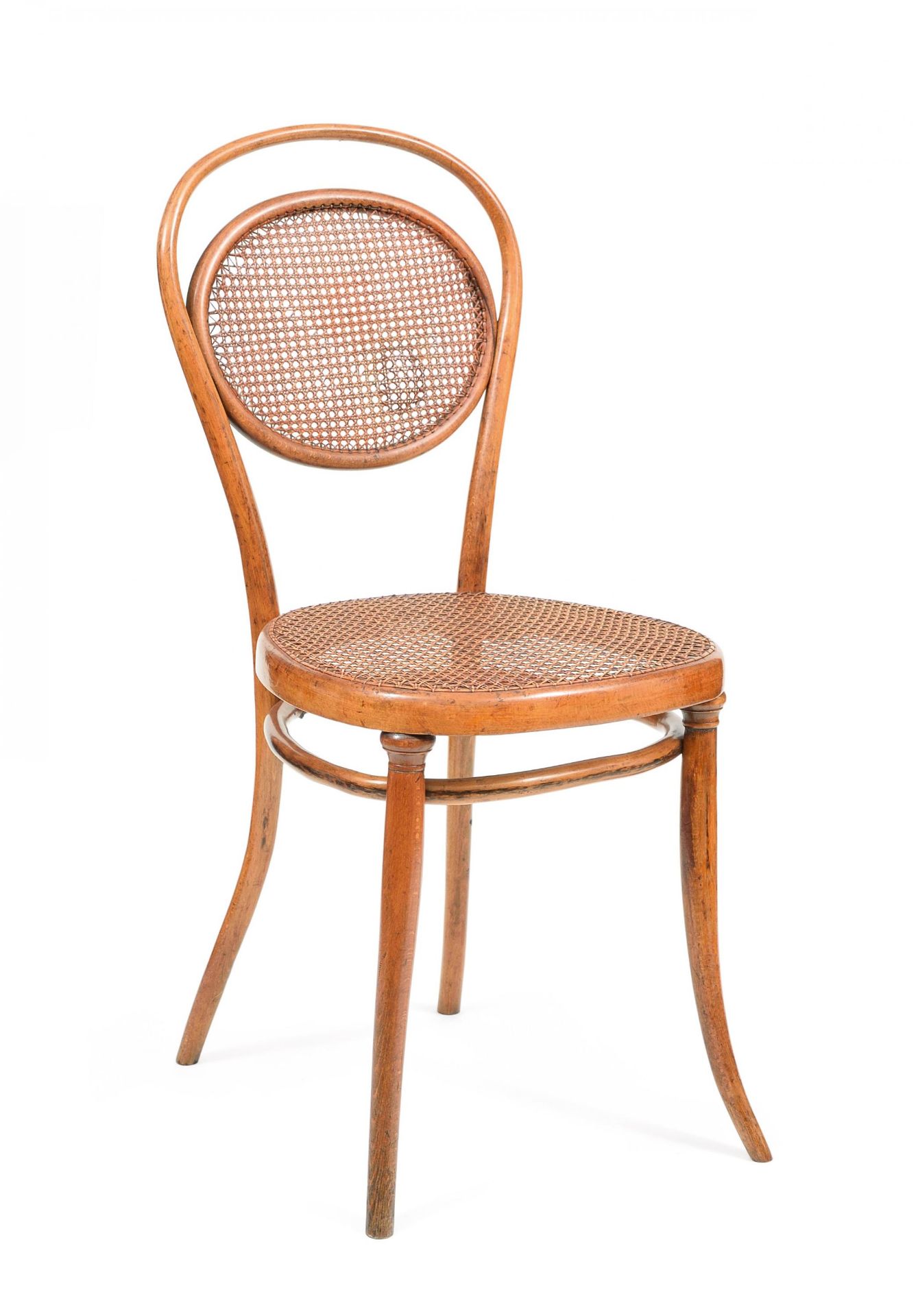 SESSEL NR.11. Gebrüder Thonet. Wien. 1865-1870. Entwurf Gebrüder Thonet. Buchenholz, massiv gebogen,