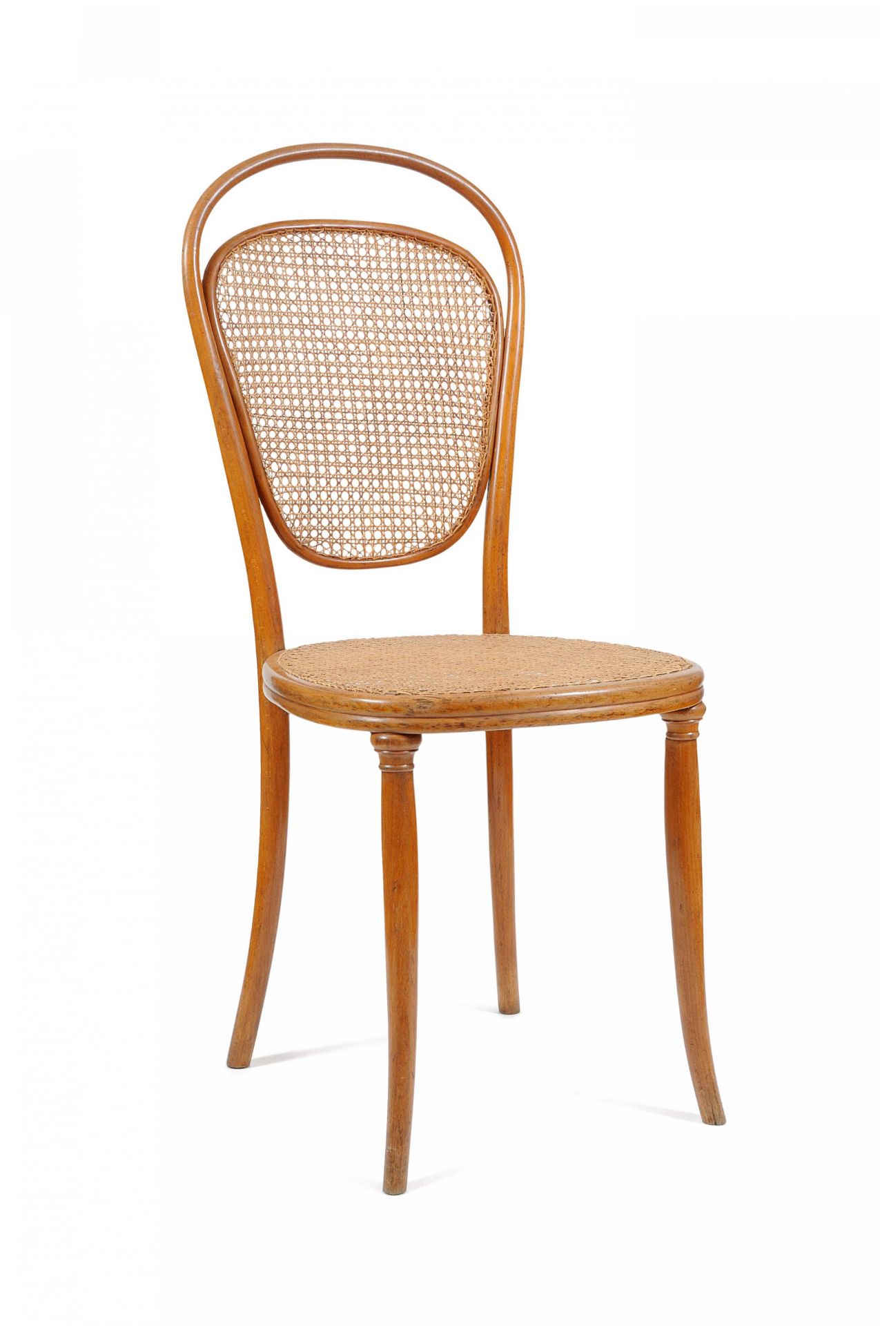 SESSEL NR.12. Gebrüder Thonet. Wien. Um 1860/62. Entwurf Gebrüder Thonet. Buchenholz, massiv