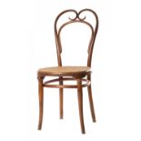 SESSEL NR.21. Gebrüder Thonet. Wien. Um 1875. Entwurf Gebrüder Thonet. Buchenholz, massiv gebogen,