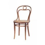 SESSEL NR.31. Gebrüder Thonet. Wien. 1881-1890. Entwurf Gebrüder Thonet. Buchenholz, massiv gebogen,