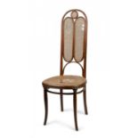 SESSEL NR.16. Gebrüder Thonet. Wien. Um 1862. Entwurf Gebrüder Thonet. Buchenholz, massiv gebogen,