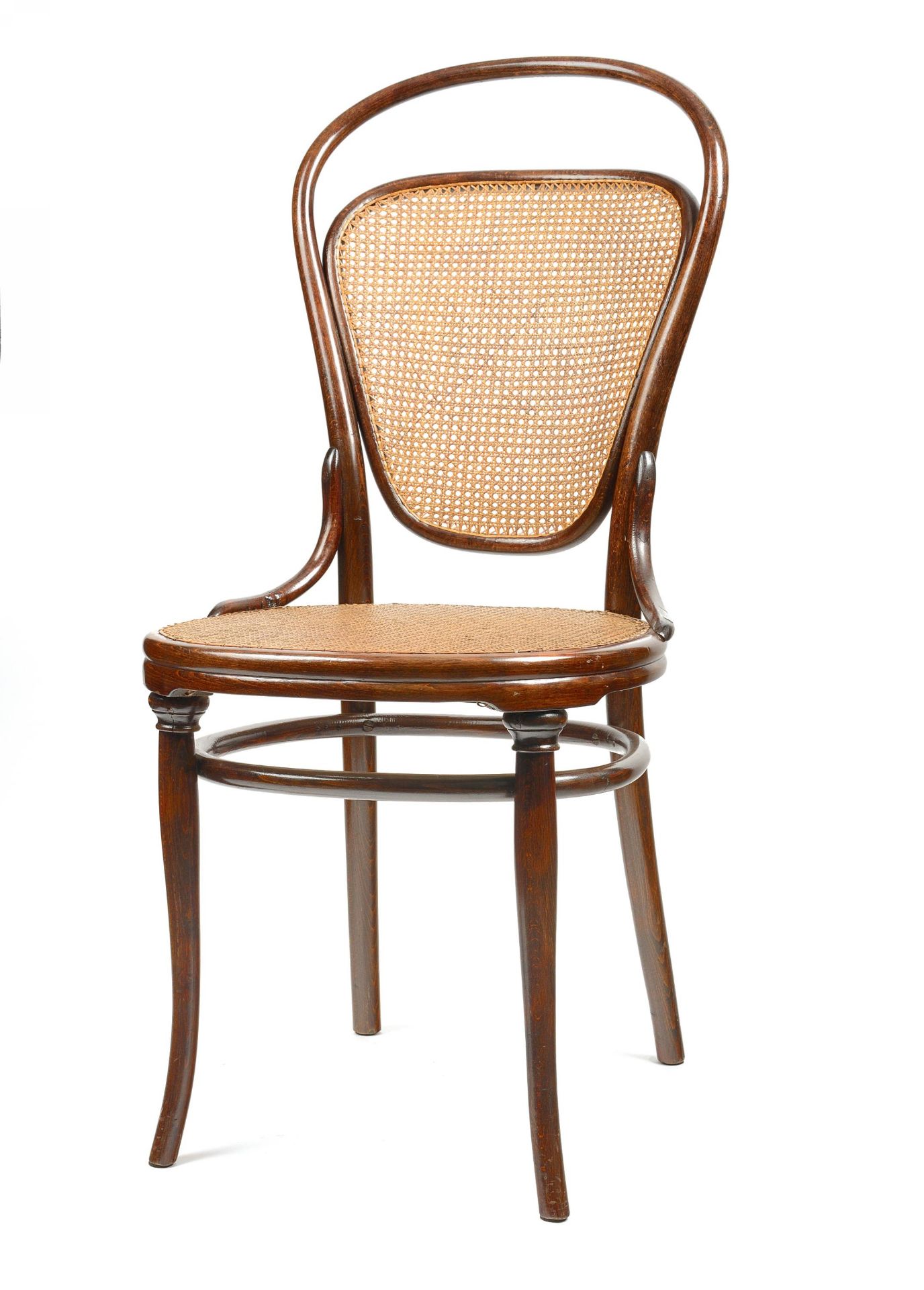 SESSEL NR.12. Gebrüder Thonet. Wien. 1881-1890. Entwurf Gebrüder Thonet. Buchenholz, massiv gebogen,