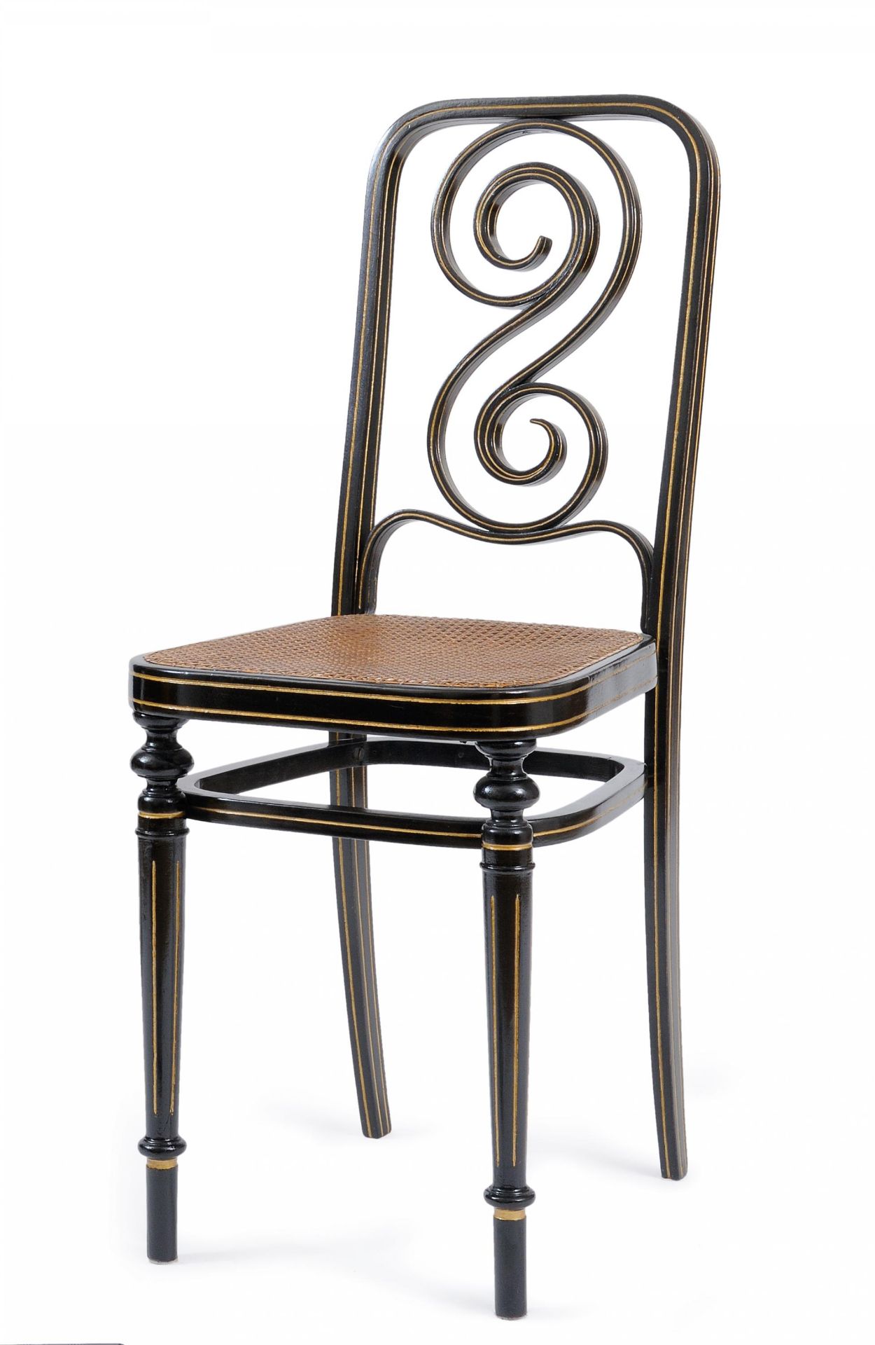 SESSEL NR.39. Gebrüder Thonet. Wien. 1887-1900. Entwurf Gebrüder Thonet. Buchenholz, massiv gebogen,