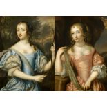 Mytens, JanDen Haag um 1614 - vor 1670 - NachfolgeZwei Gemälde: Portraits der Maria von Oranje