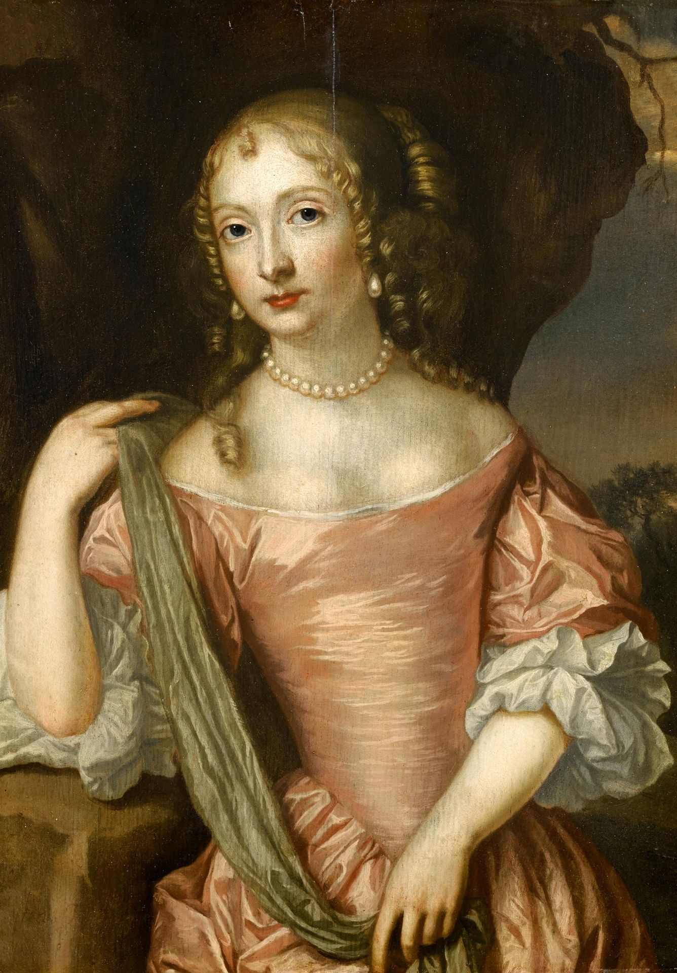 Mytens, JanDen Haag um 1614 - vor 1670 - NachfolgeZwei Gemälde: Portraits der Maria von Oranje - Image 6 of 8