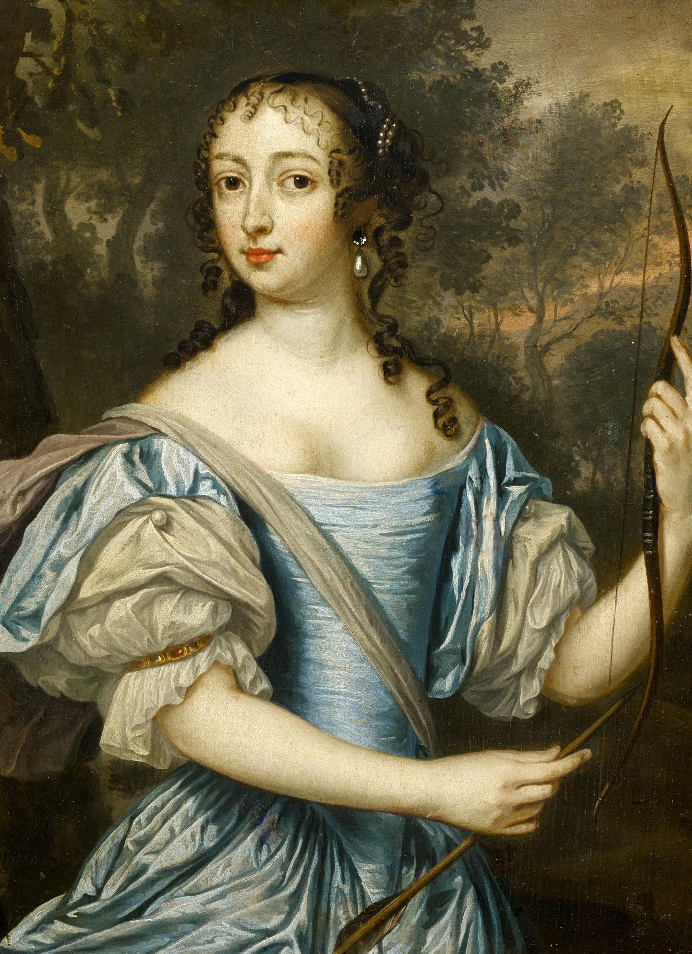 Mytens, JanDen Haag um 1614 - vor 1670 - NachfolgeZwei Gemälde: Portraits der Maria von Oranje - Image 3 of 8