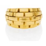 CARTIERGold-Ring. Frankreich, um 1990. 750/- Gelbgold, Gesamtgewicht: 17,5g. EU-RM: 57,5. Signiert