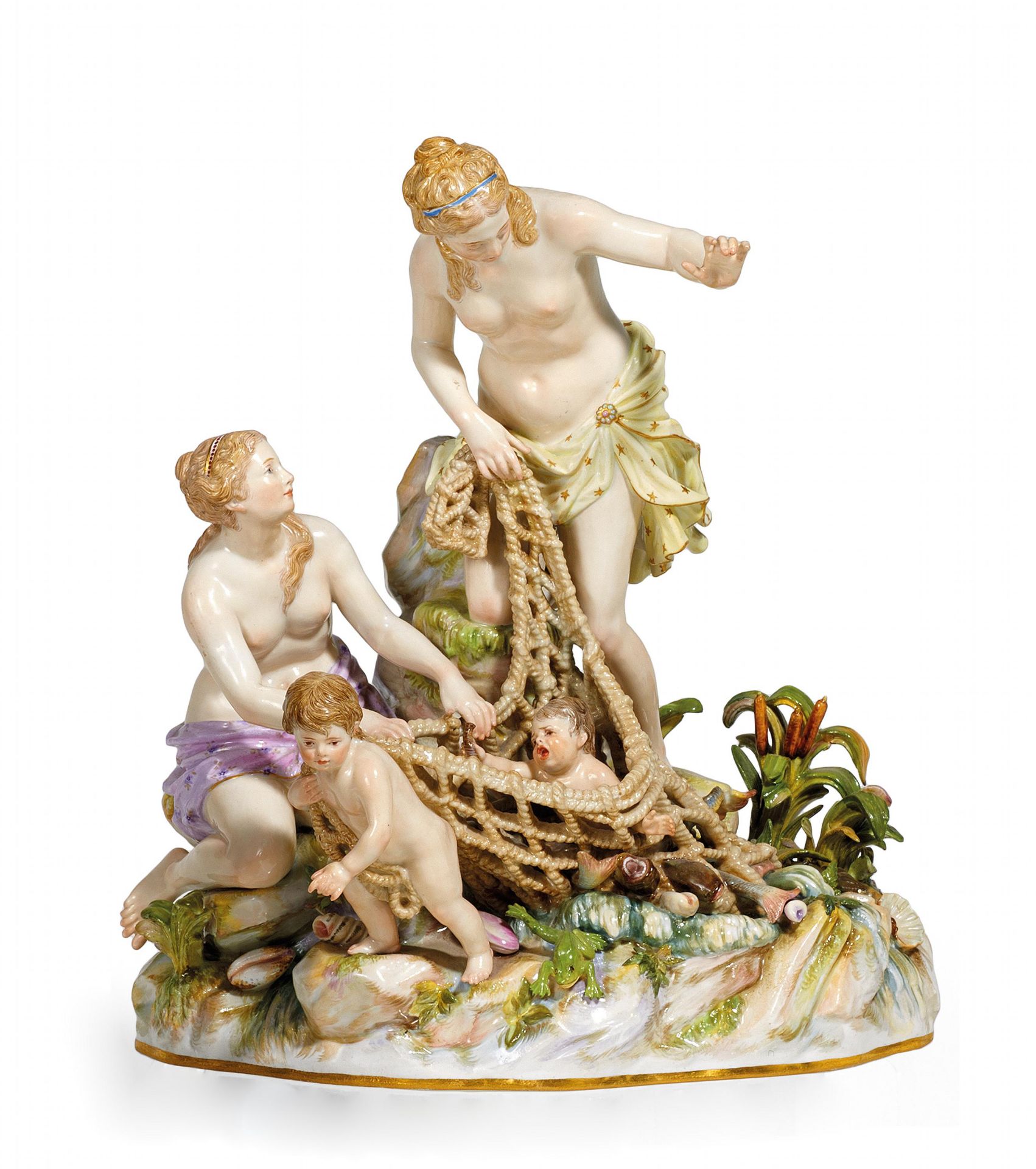 TRITONENFANG. Meissen. Letztes Viertel 19. Jh. Modell J.J. Kaendler, J.C. Schönheit, C.C. Punct.