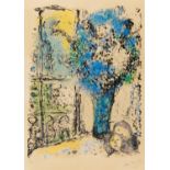 Chagall, Marc1887 Witebsk - 1985 St. Paul de VenceLe Bouquet Bleu. 1974. Farblithografie auf