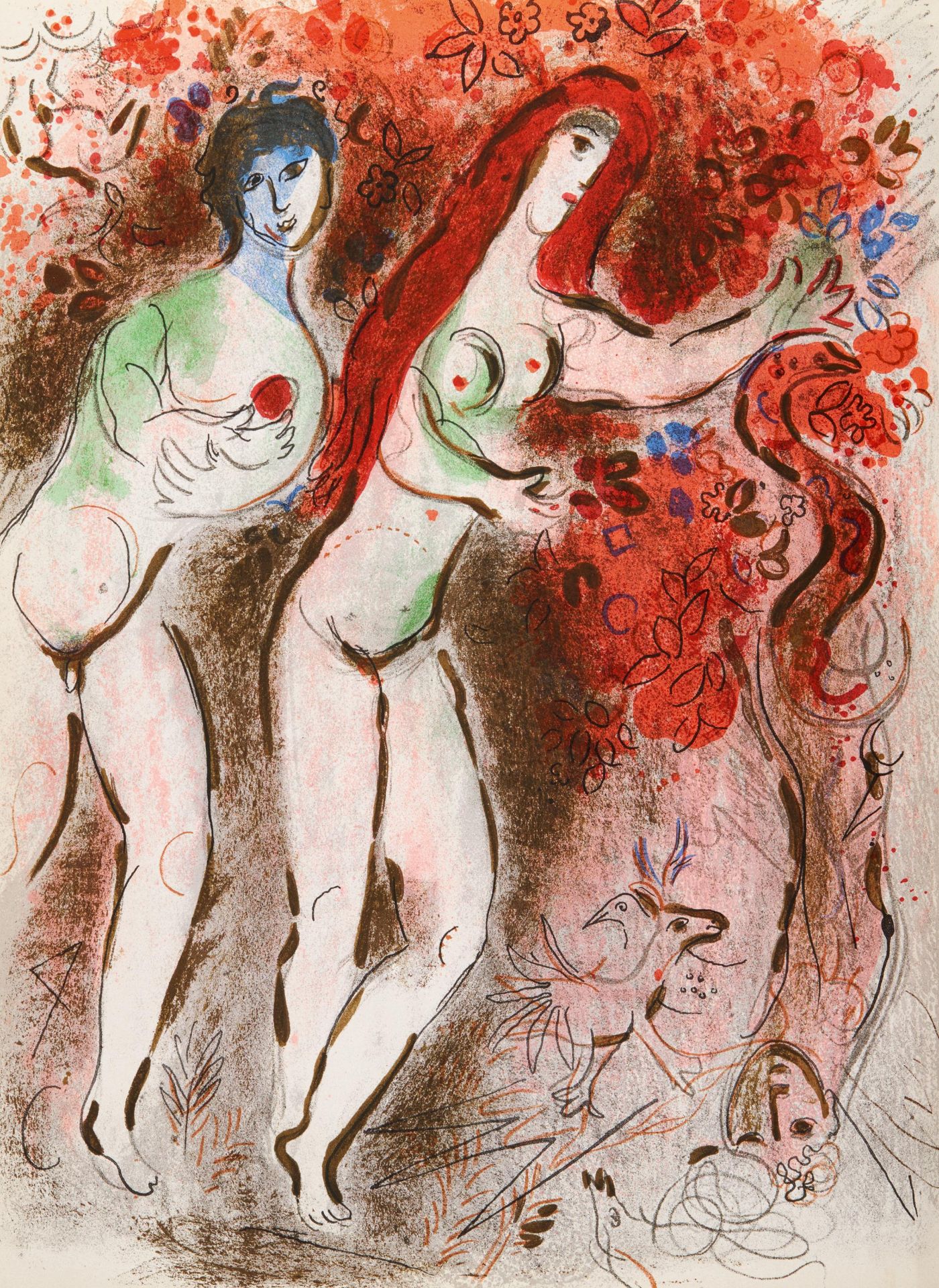 Chagall, Marc1887 Witebsk - 1985 St. Paul de VenceDessins pour la Bible. Verve, Revue Artistique - Bild 11 aus 14