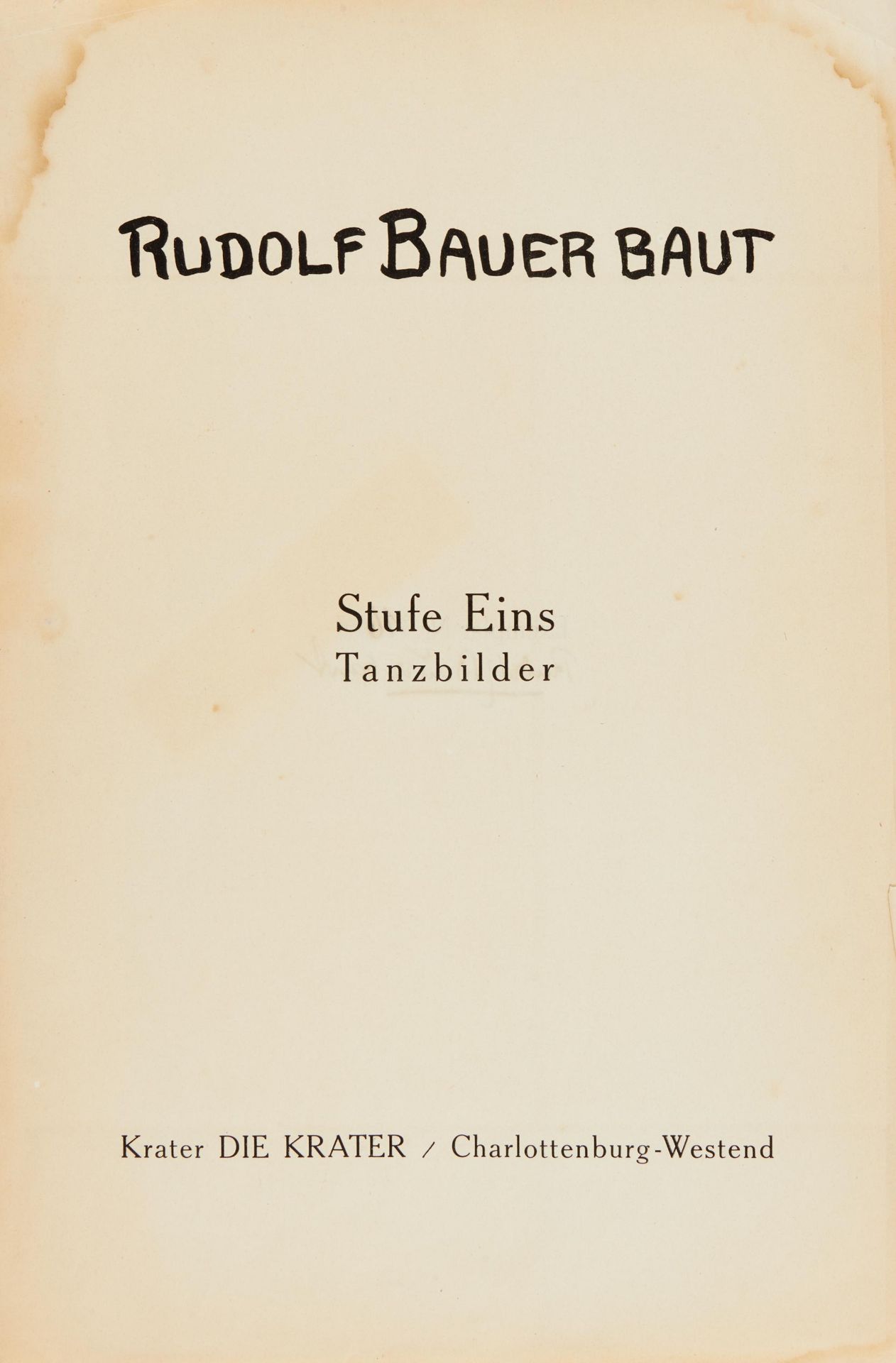 Bauer, Rudolf1889 Lindenwald - 1953 Deal/New JerseyStufe Eins - Tanzbilder. 1921. Mappe mit sieben - Bild 12 aus 14