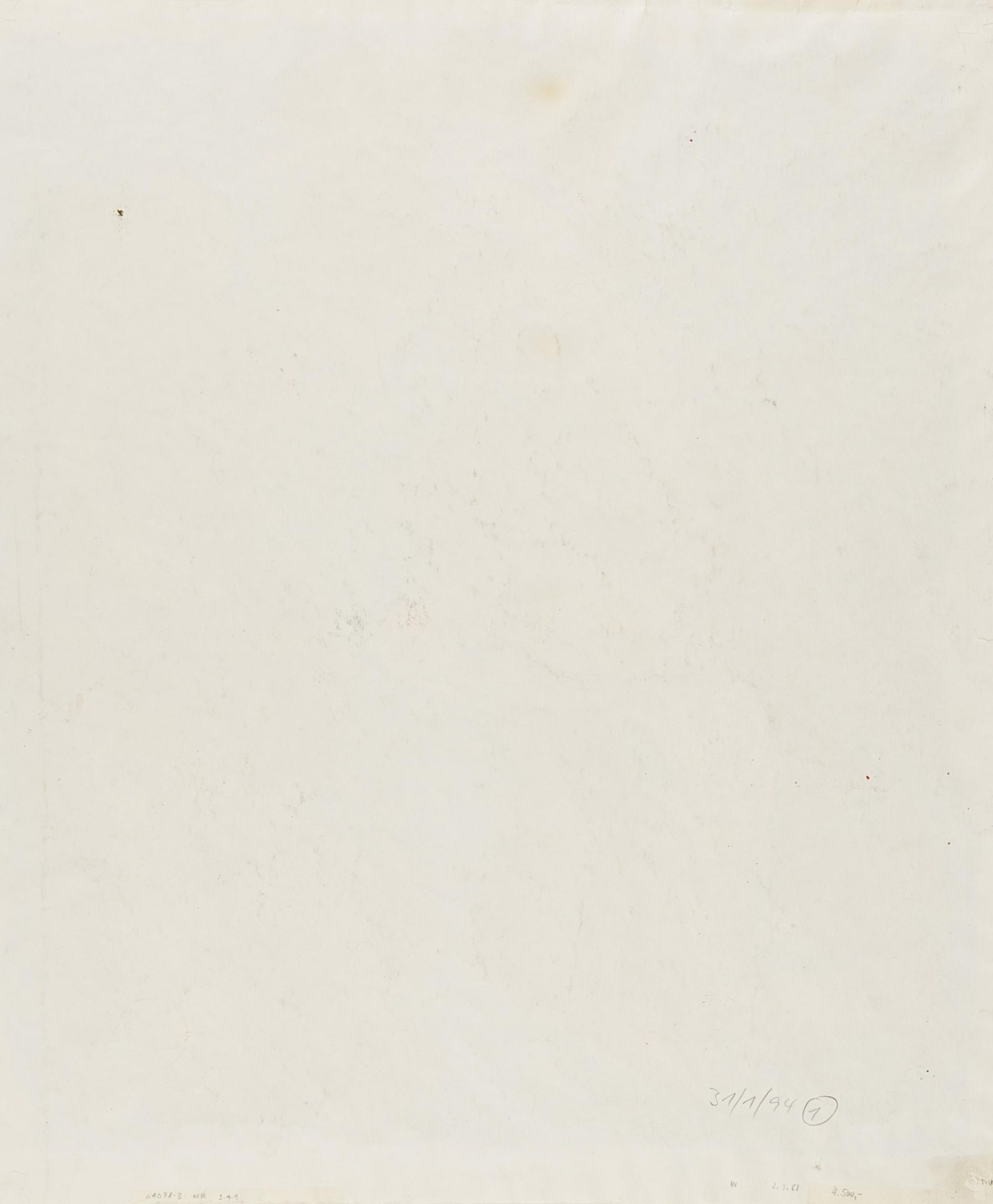 Grützke, JohannesBerlin 1937 - 2017"irgendwann". Mischtechnik auf Velin. 70 x 58,5cm. Signiert - Bild 2 aus 2