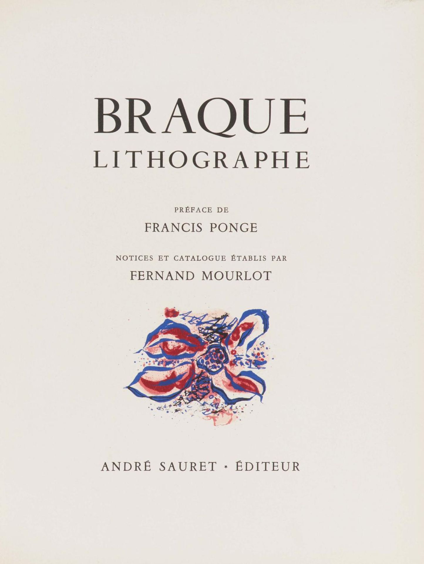 Braque, Georges1881 Argenteuil - 1963 ParisLithographe. 1963. Komplettes Buch (Deluxe Edition) mit - Bild 8 aus 13