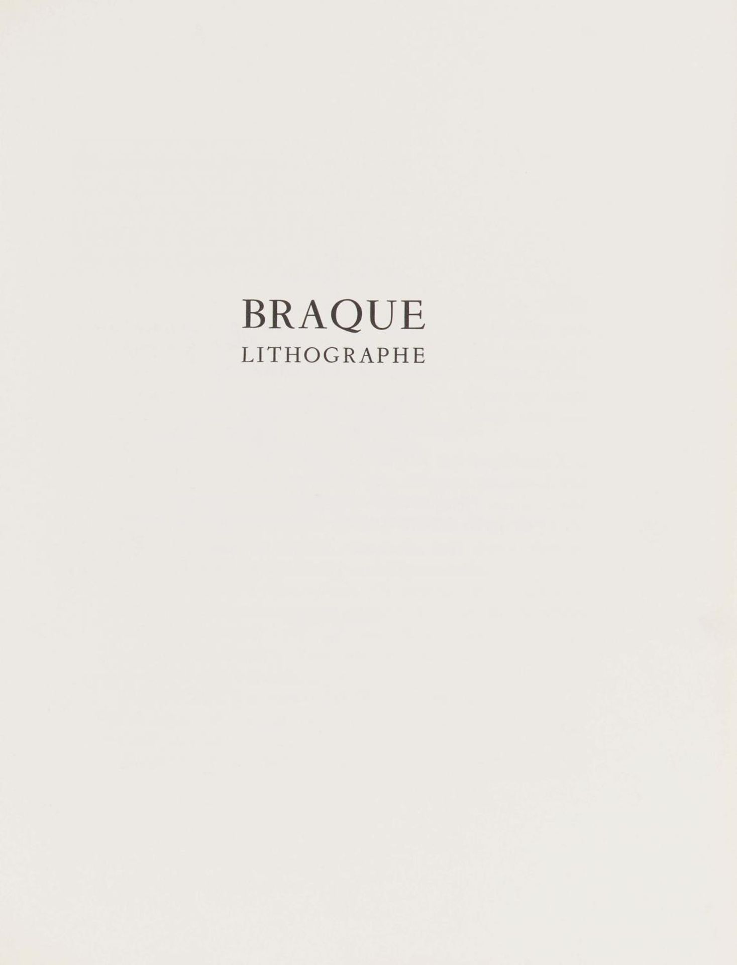 Braque, Georges1881 Argenteuil - 1963 ParisLithographe. 1963. Komplettes Buch (Deluxe Edition) mit - Bild 10 aus 13