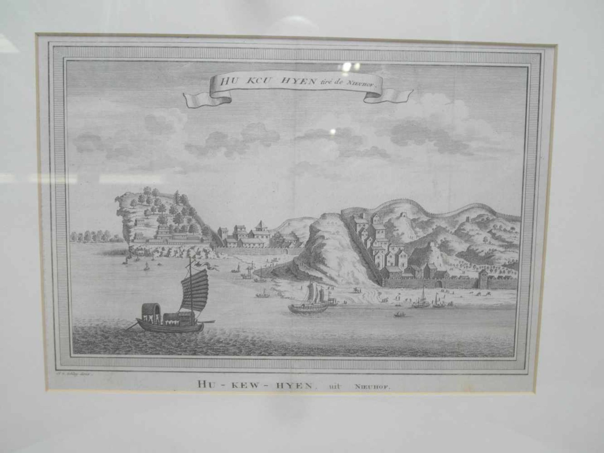 ACHTZEHN KUPFERSTICHE MIT ANSICHTEN AUS CHINA. Niederlande. Ca. 1808. Wohl 'Reinier Vinkeles (1741- - Bild 14 aus 18