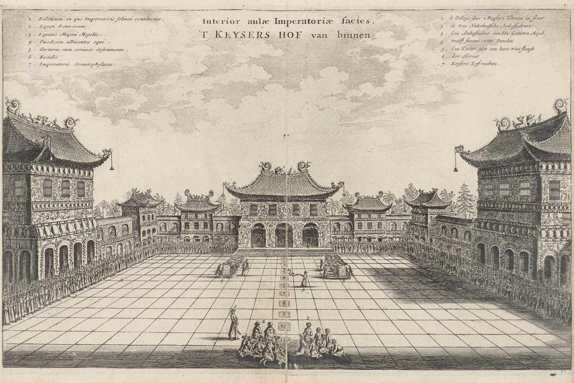 ACHTZEHN KUPFERSTICHE MIT ANSICHTEN AUS CHINA. Niederlande. Ca. 1808. Wohl 'Reinier Vinkeles (1741- - Bild 4 aus 18