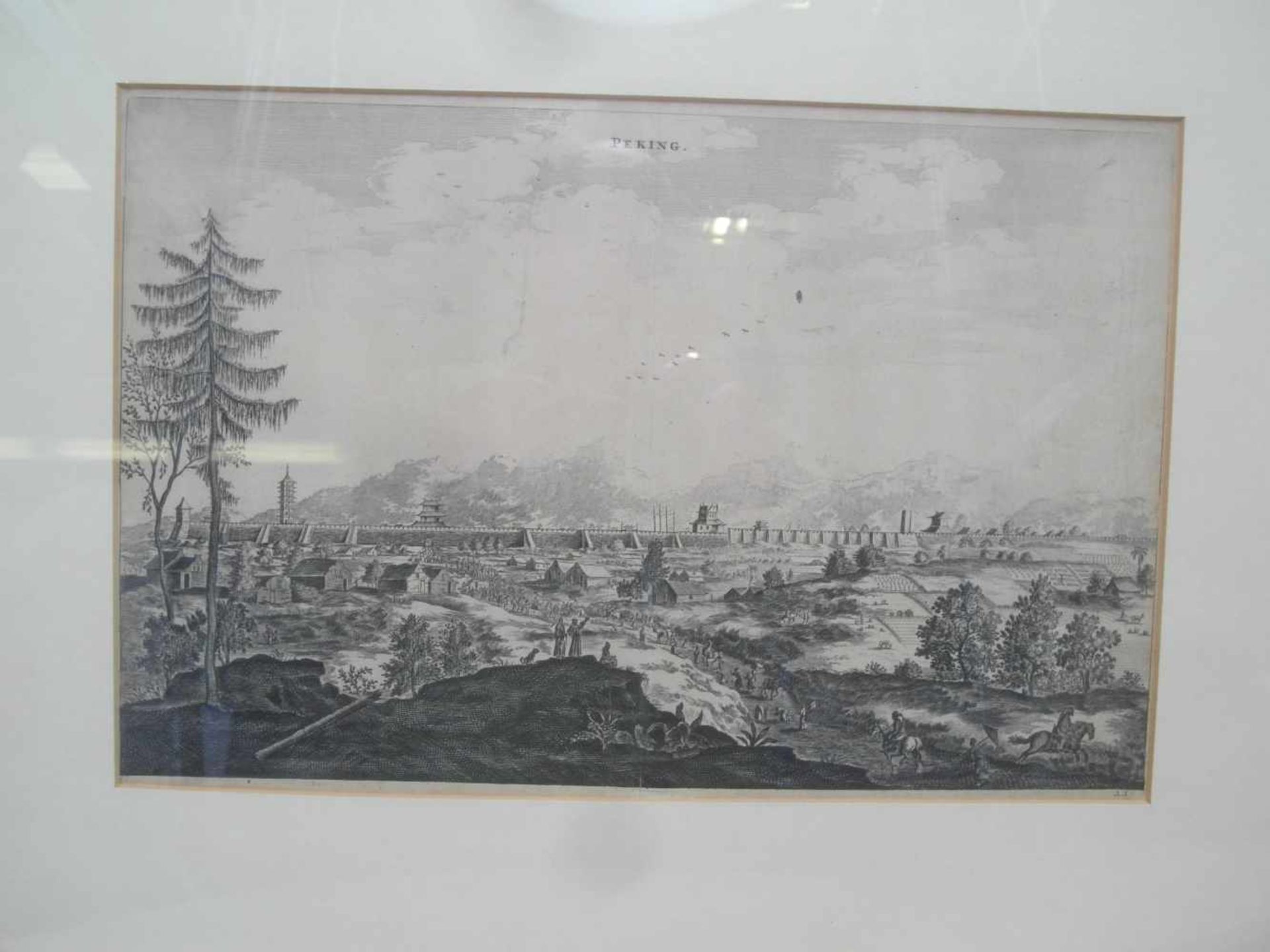 ACHTZEHN KUPFERSTICHE MIT ANSICHTEN AUS CHINA. Niederlande. Ca. 1808. Wohl 'Reinier Vinkeles (1741- - Bild 11 aus 18