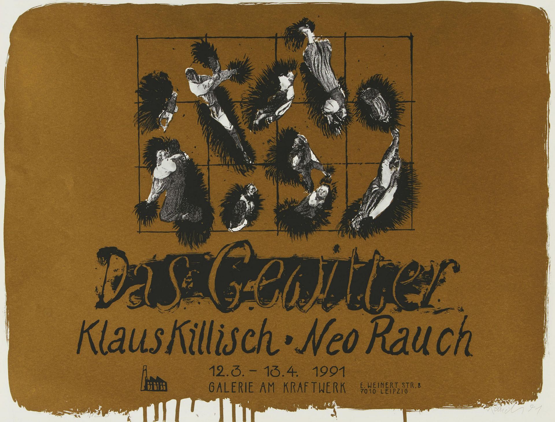 Rauch, Neo1960 LeipzigDas Gewitter. 1991. Farbserigrafie und Offset auf leichtem Karton. Auf