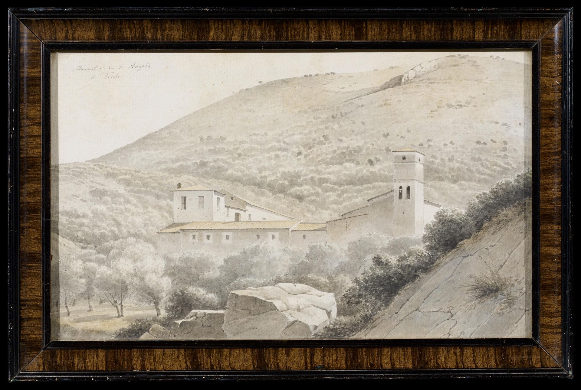 Knip, Joseph August1777 Tilburg - 1847 Berlicum - zugeschriebenKloster von St. Angelo, Tivoli. - Bild 2 aus 3