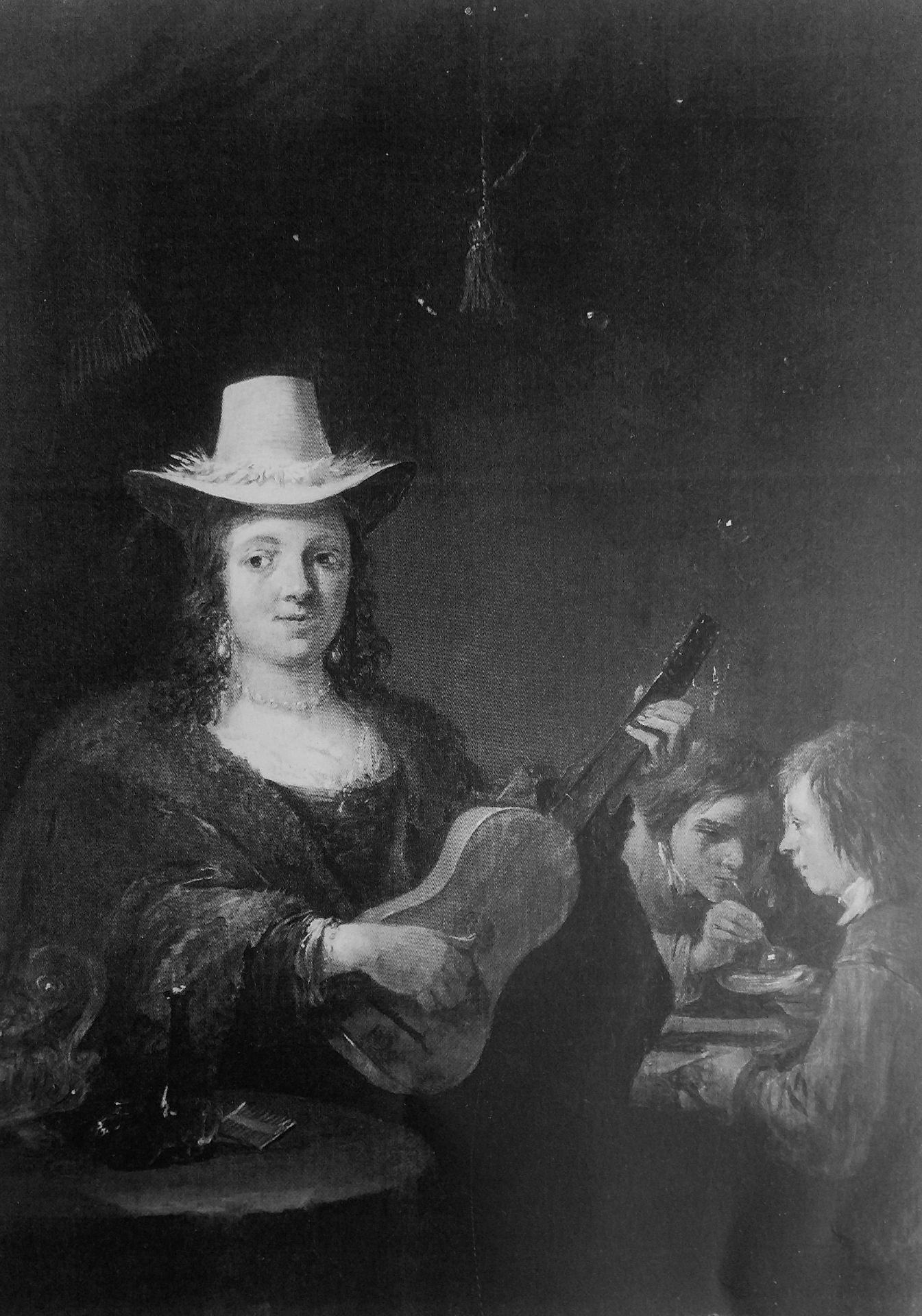 Teniers, David d.J 1610 Antwerpen -1690 Brüssel "Gitarre spielende, junge Dame mit Kindern (...)". - Bild 5 aus 5