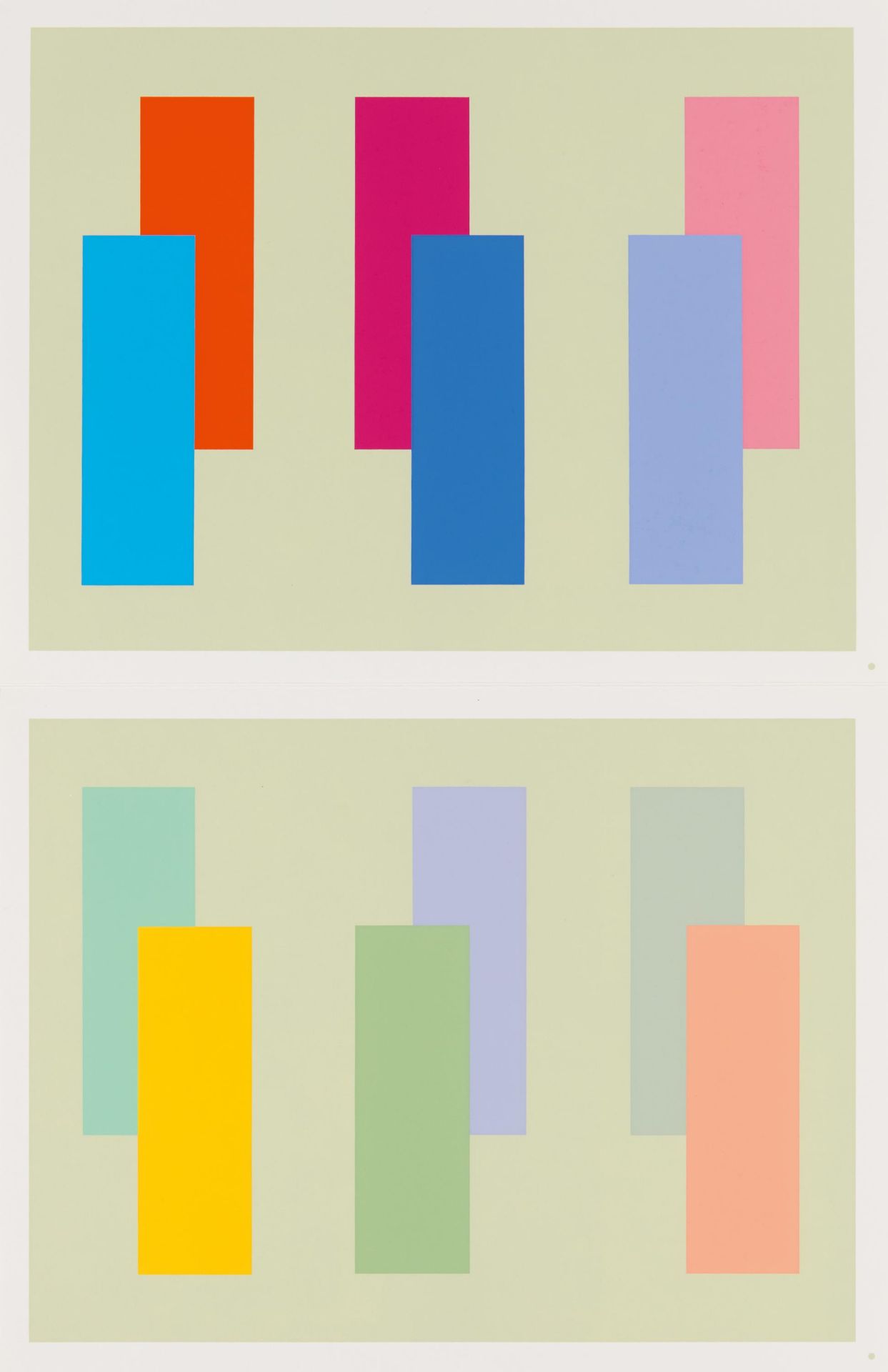 Albers, Josef1888 Bottrop - 1976 New Haven, CT/USAInteraction of Color (Die Wechselbeziehung der - Bild 7 aus 18