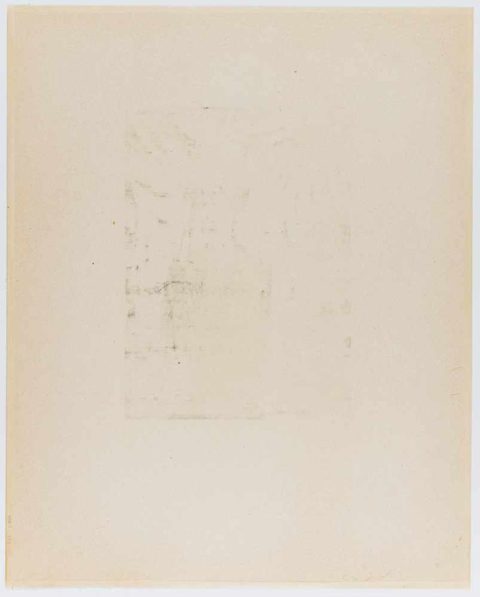 Heckel, Erich1883 Döbeln - 1970 RadolfzellMann in der Ebene. 1917. Holzschnitt auf Japan. 38 x 27, - Bild 3 aus 4