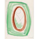 Hepworth, Barbara1903 Wakefield/Yorkshire - 1975 St. Ives/CornwallNovember green. Aus: Opposing