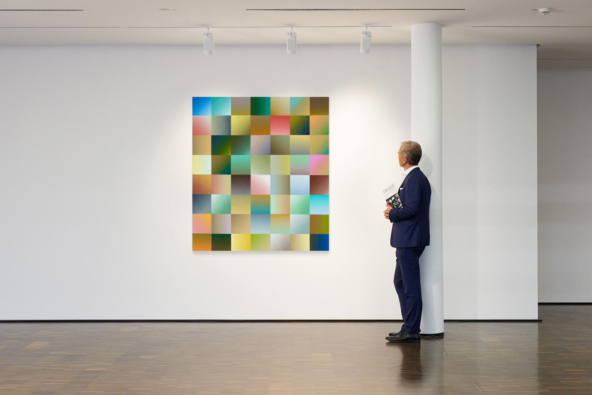 Jung, Stephan1964 Stuttgart"Polygone BR2 (06082000)". 2000. Öl auf Leinwand. 170 x 150cm. - Bild 3 aus 3