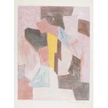 Poliakoff, Serge1900 Moskau - 1969 ParisComposition rouge, carmin et jaune. 1958. Farblithografie