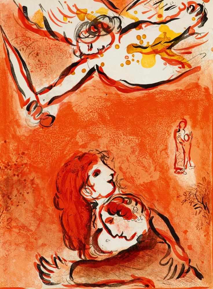 Chagall, Marc1887 Witebsk - 1985 St. Paul de VenceDessins pour la Bible. Verve, Revue Artistique - Image 12 of 13
