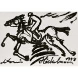 Höckelmann, Antonius1937 Oelde - 2000 CologneThree assembled India ink drawings. 1981/1998. Each: