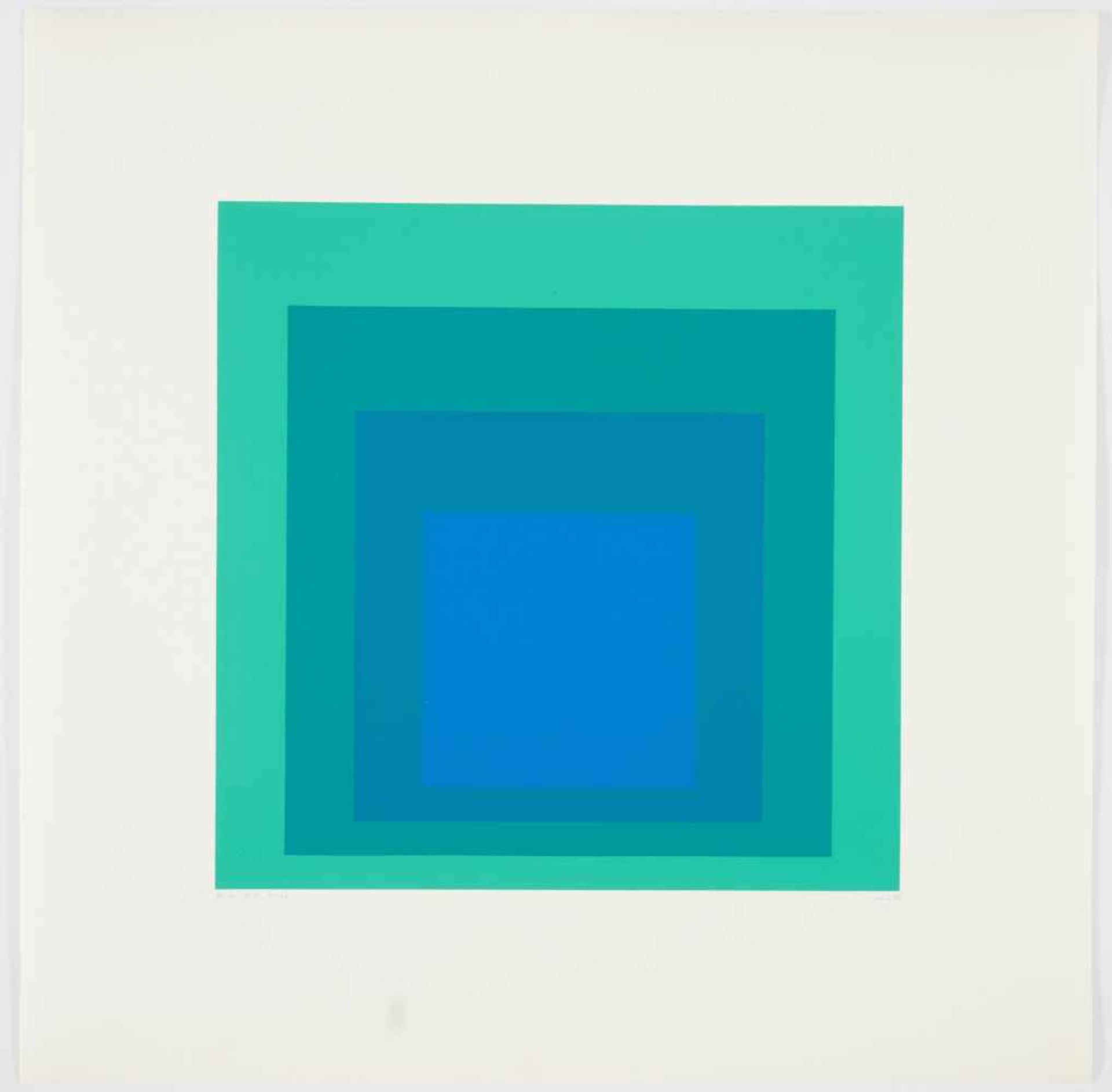 Albers, Josef1888 Bottrop - 1976 New Haven/ConnecticutJosef Albers - Homage to the square (Edition - Bild 3 aus 19