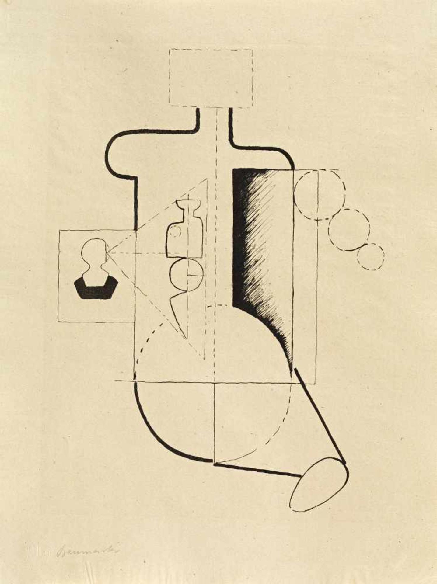 PortfolioBauhaus-Drucke. Neue europäische Graphik, Dritte Mappe: Deutsche Künstler. 1921. 13 prints, - Bild 2 aus 7