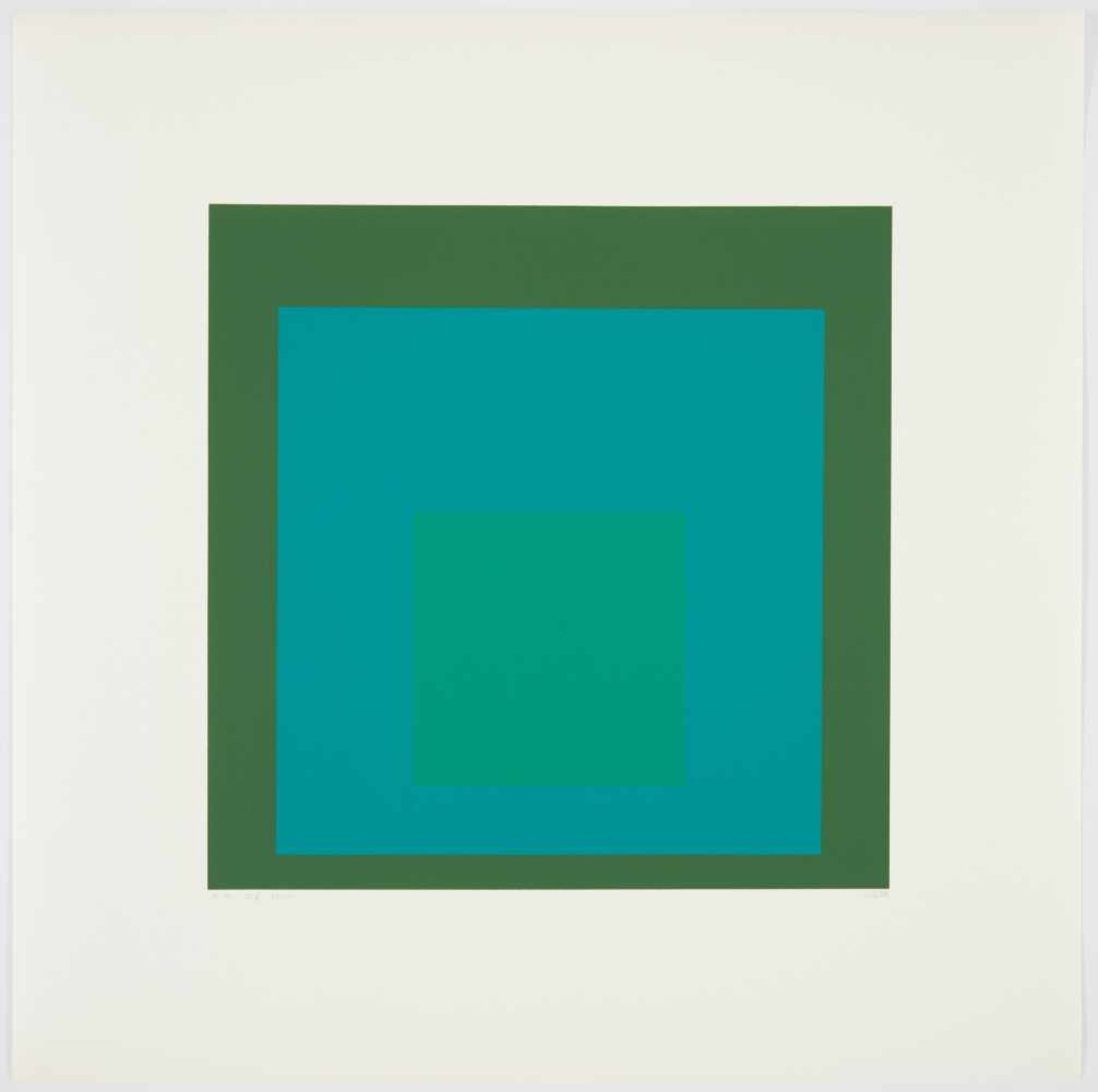 Albers, Josef1888 Bottrop - 1976 New Haven/ConnecticutJosef Albers - Homage to the square (Edition - Bild 13 aus 19