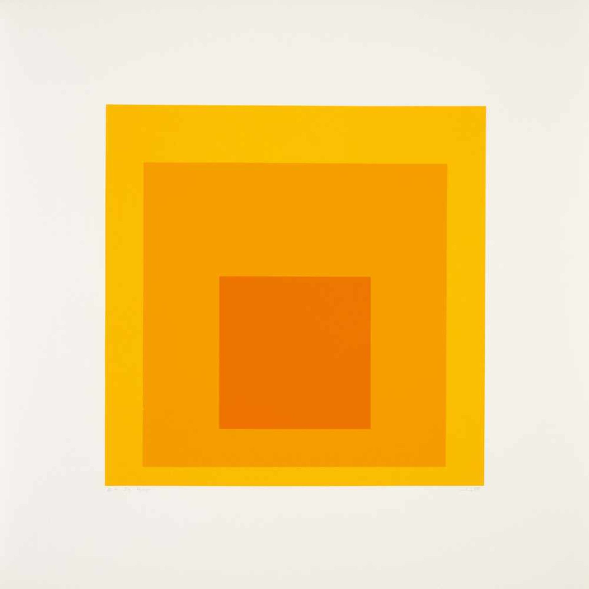 Albers, Josef1888 Bottrop - 1976 New Haven/ConnecticutJosef Albers - Homage to the square (Edition - Bild 10 aus 19