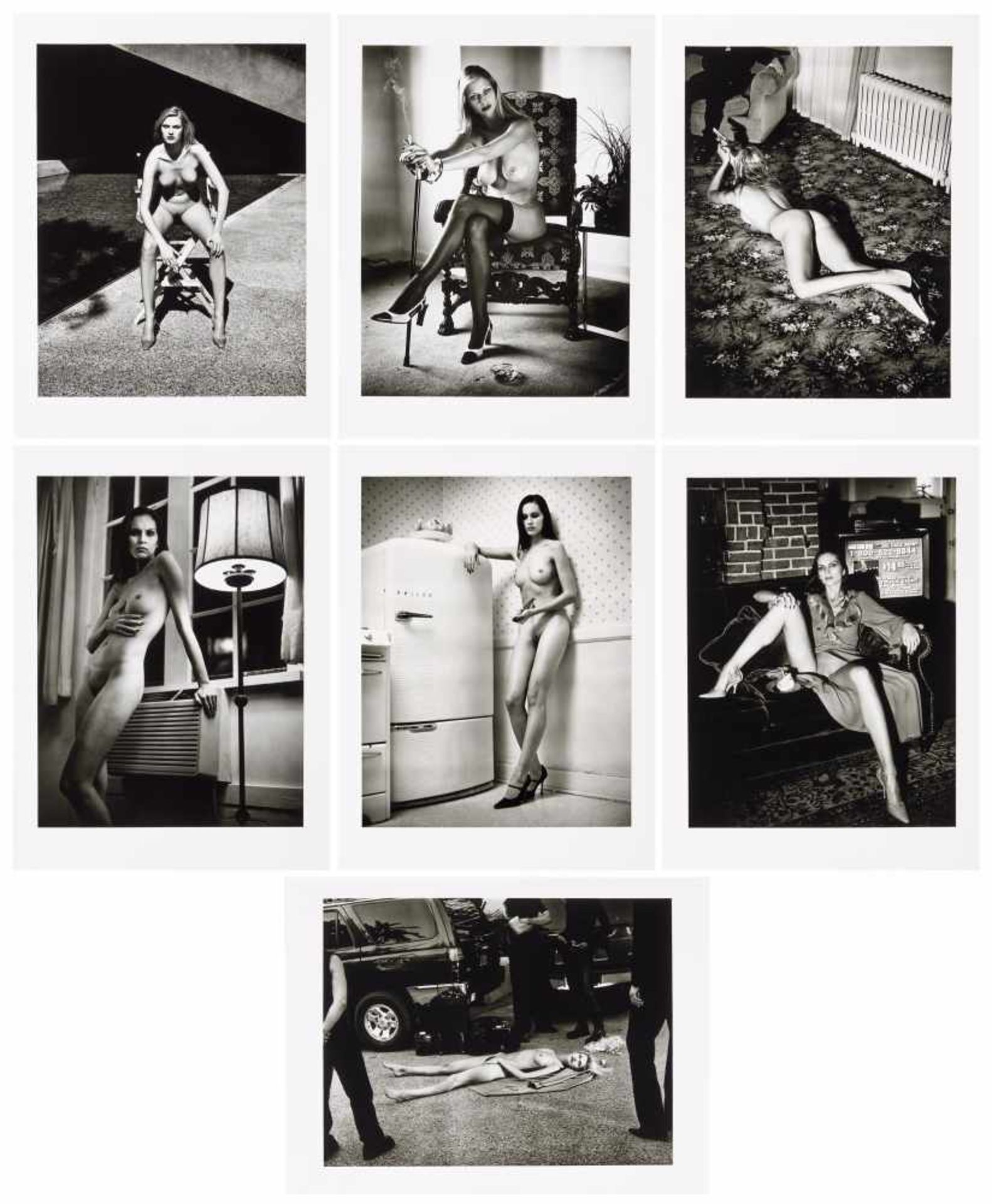 Newton, Helmut1920 Berlin - 2004 Los AngelesCyberwoman. Portfolio with 7 prints. 2000. Each: gelatin