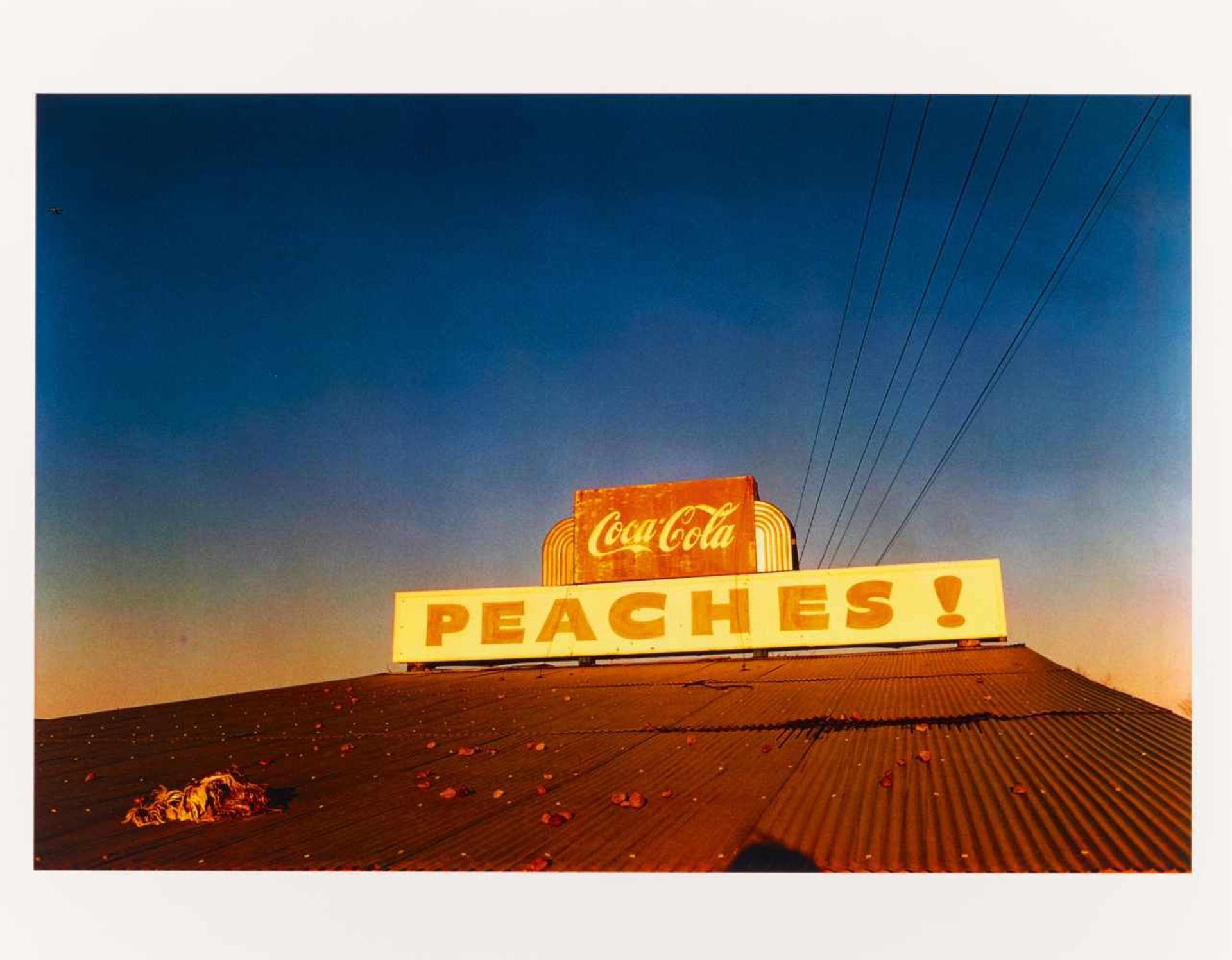 Eggleston, William1939 Memphis/TennesseeUntitled (Peaches! Near Greenville, Mississippi). 1971/80.