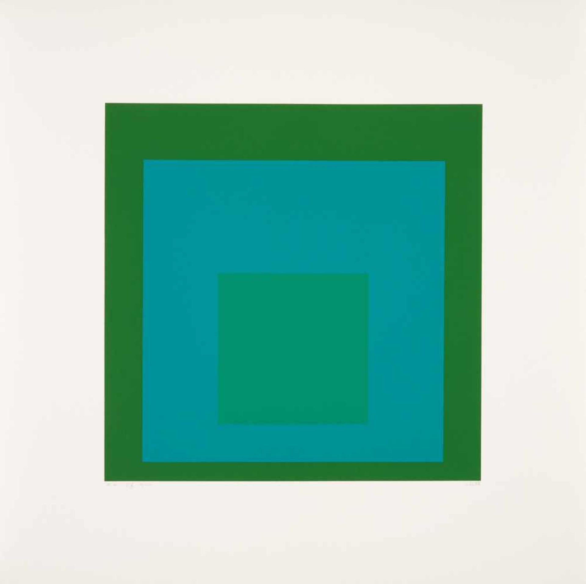 Albers, Josef1888 Bottrop - 1976 New Haven/ConnecticutJosef Albers - Homage to the square (Edition - Bild 12 aus 19