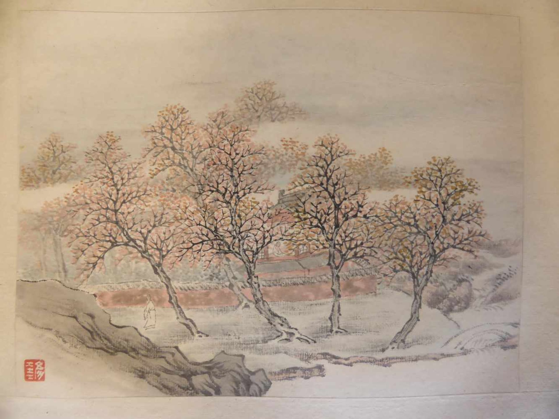 LI, YANKUI1840 - 1913. Water and mountain landscapes. China. Qing dynasty. 19th c. Leporello - Bild 11 aus 13